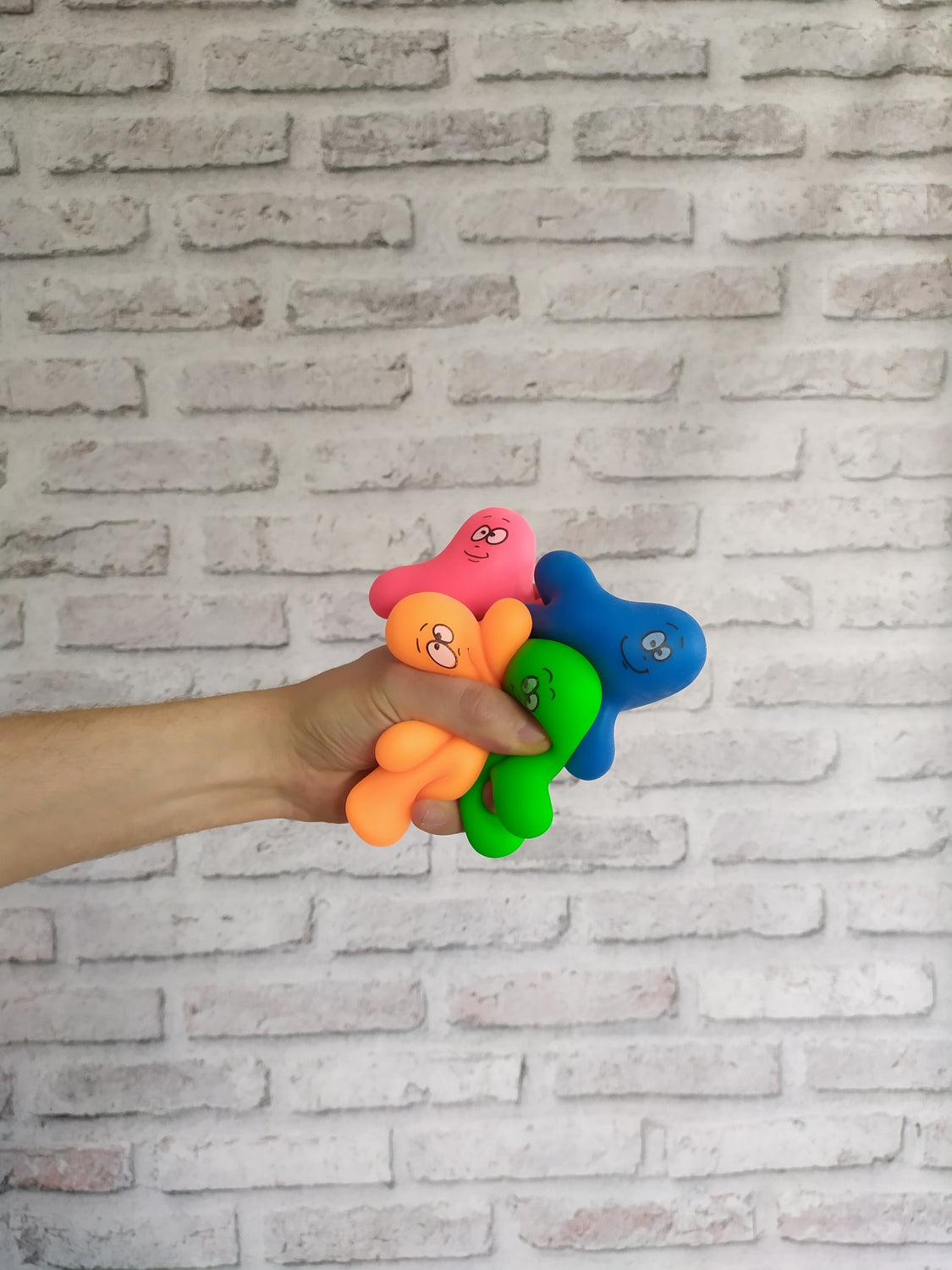 Männchen Stressball in blau