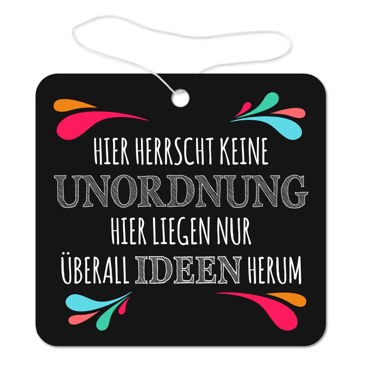 Hier herrscht keine Unordnung Lufterfrischer