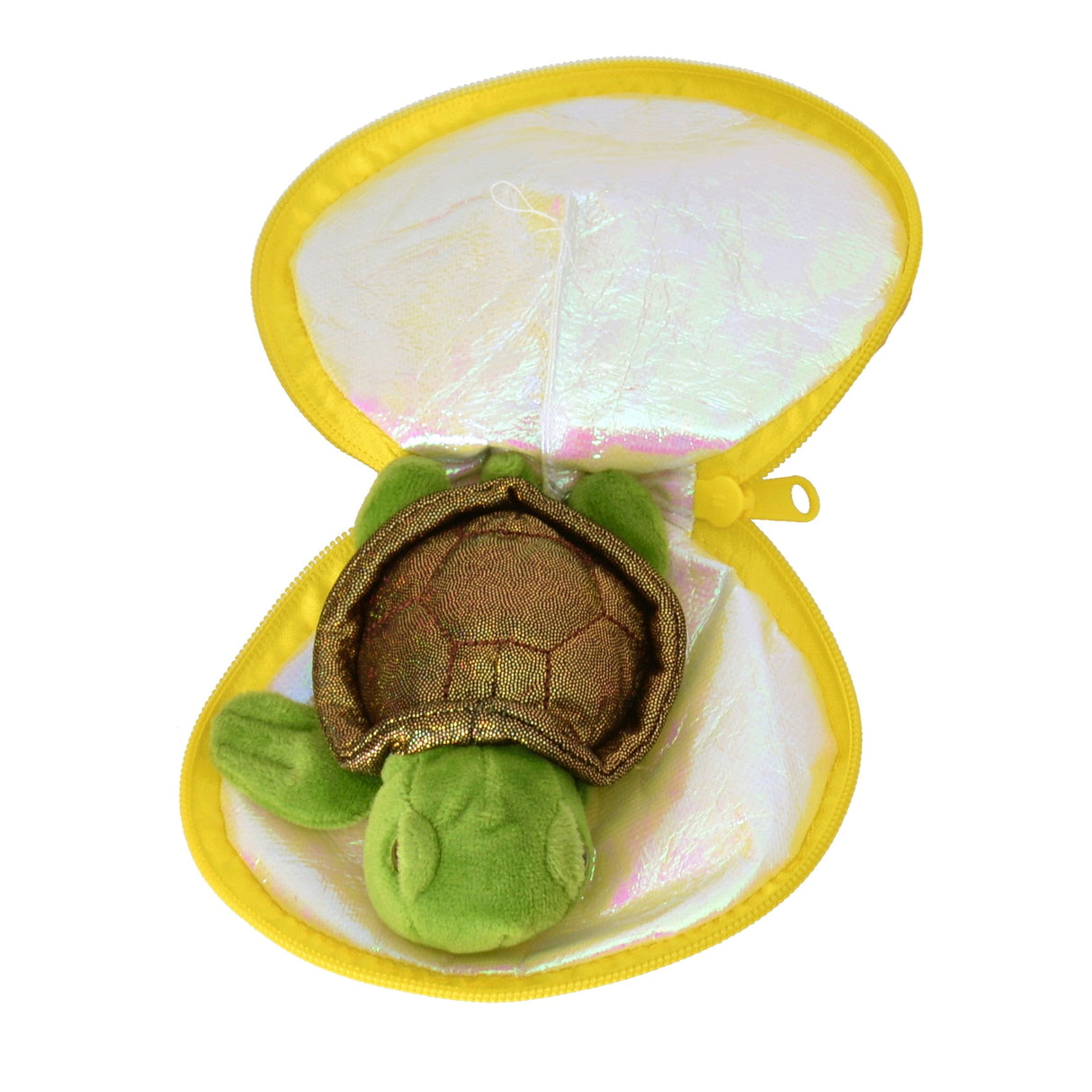 Schildkröte in Muschel Kuscheltier