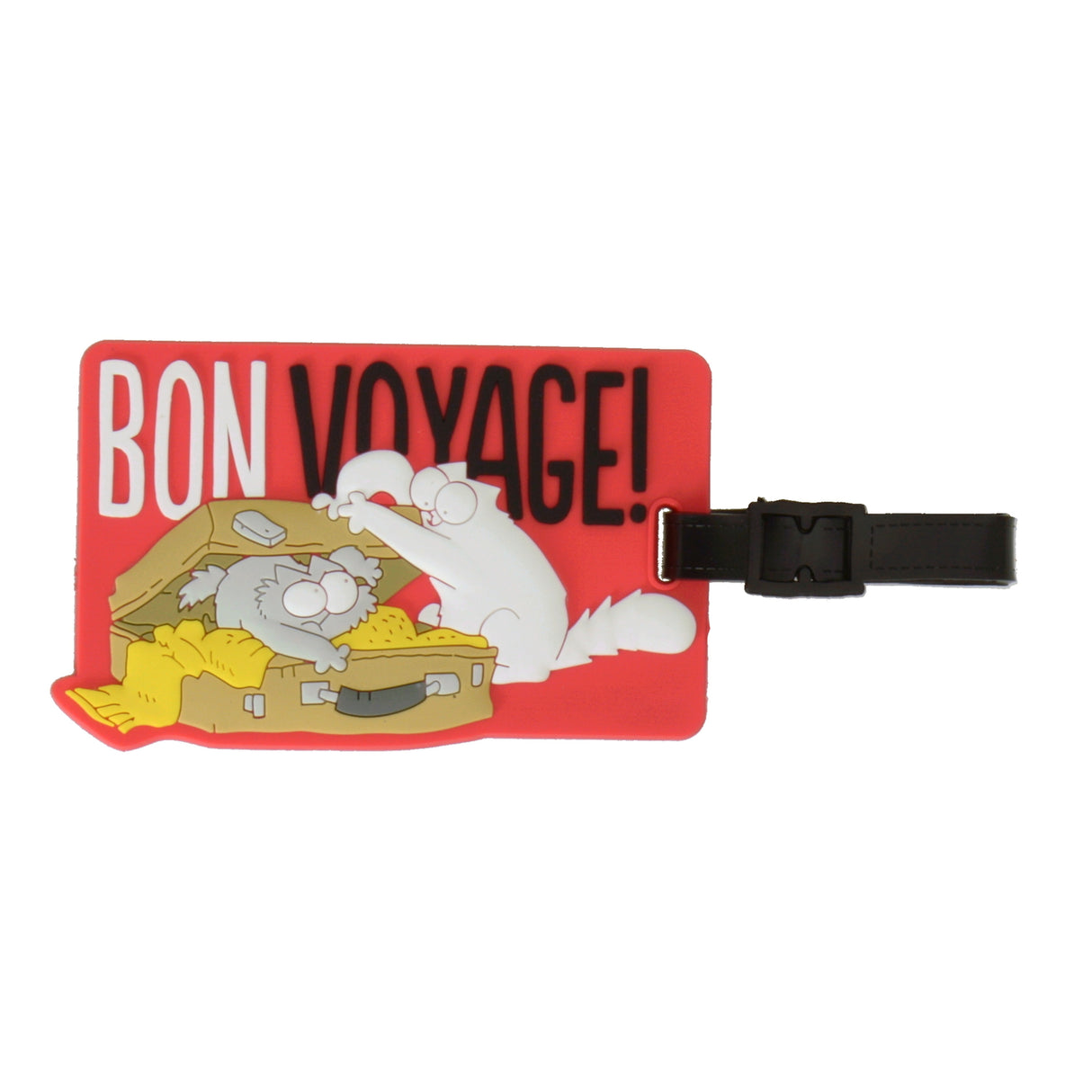 Simon's Cat Bon Voyage! Gepäckanhänger