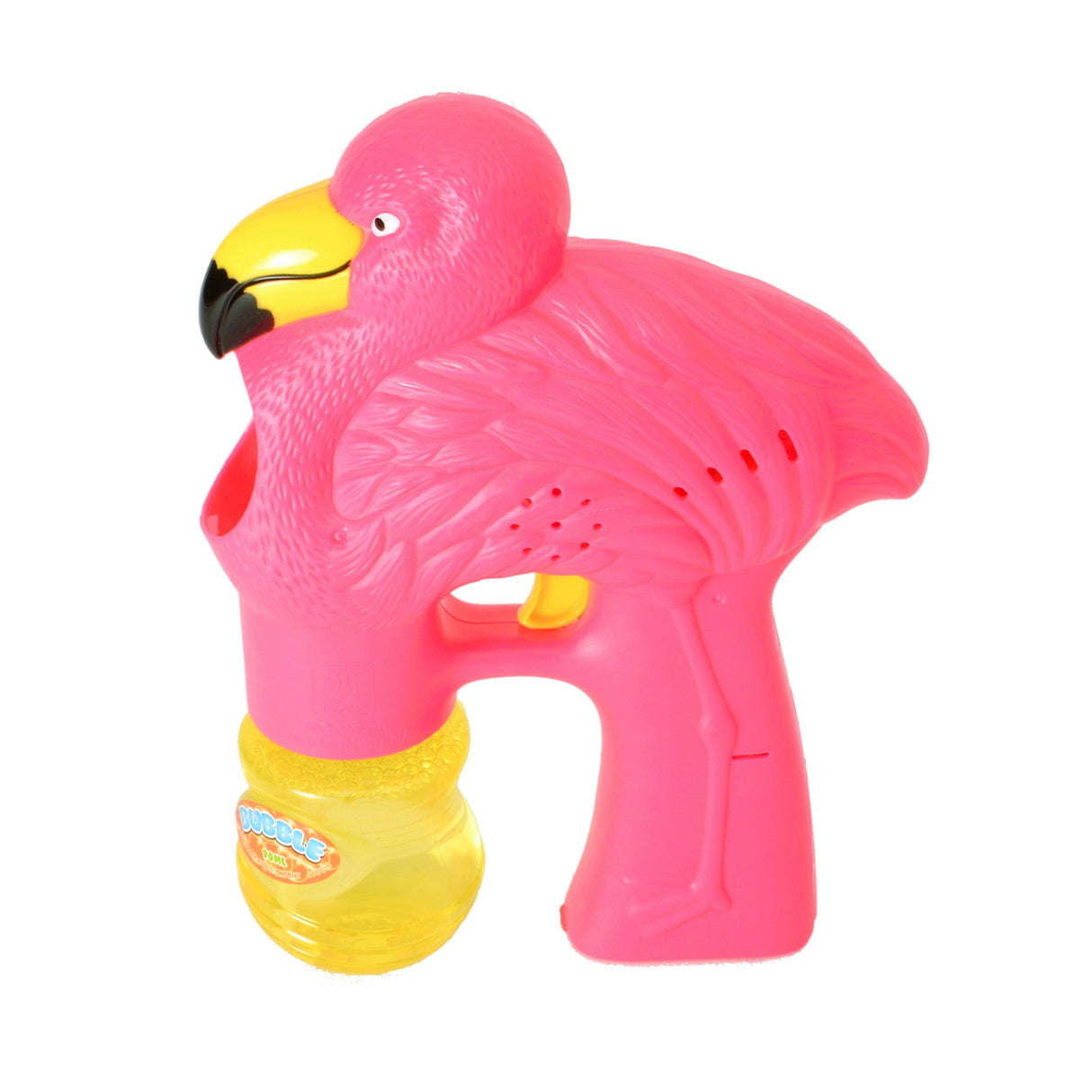 Flamingo Seifenblasenpistole mit Musik und Licht in pink
