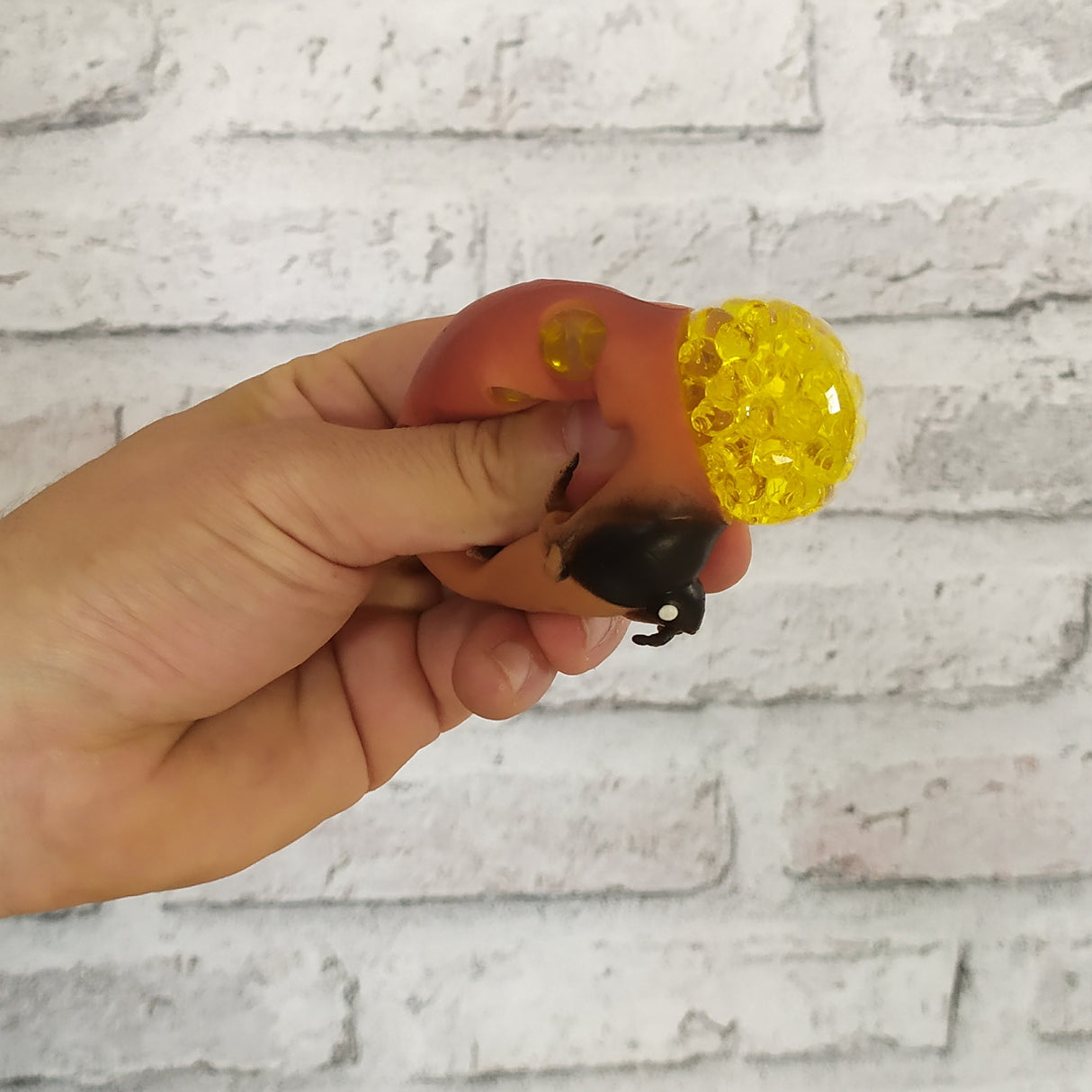 Marienkäfer Stressball in braun