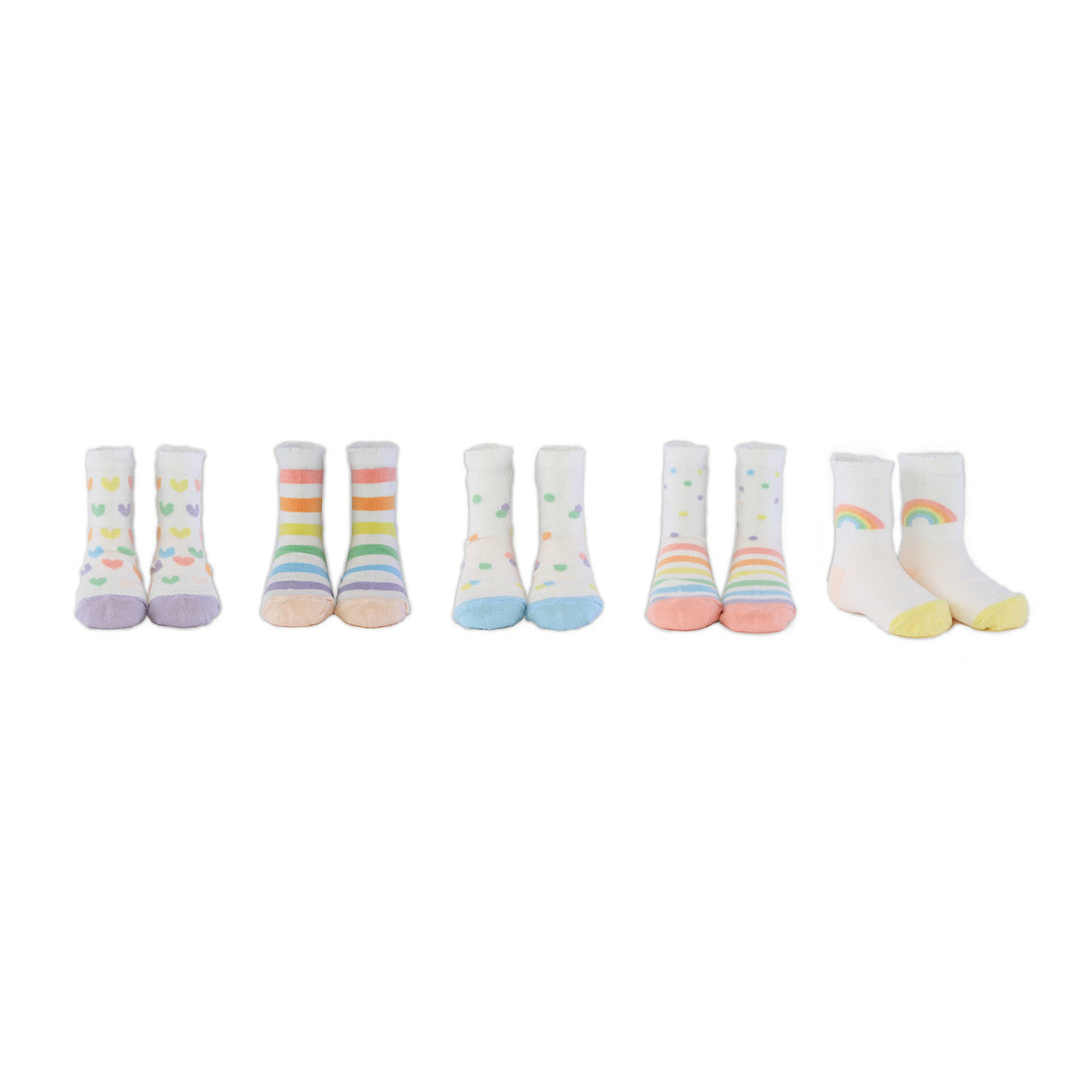 Regenbogen Cucamelon Socken für Kleinkinder (5 Paar)