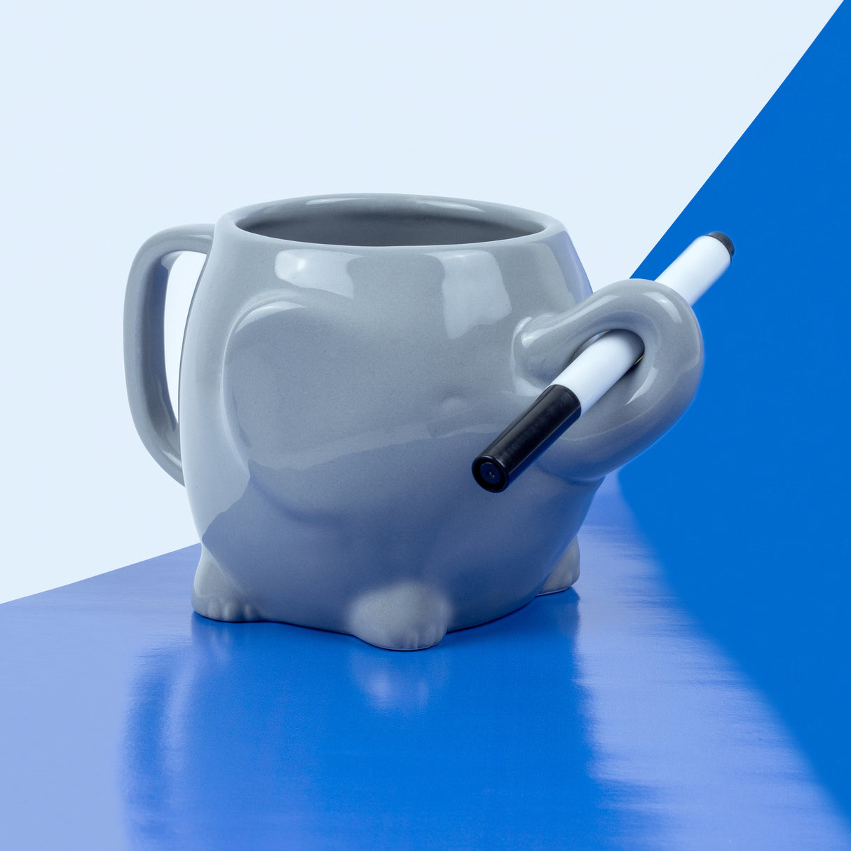 Elefant Memo Kaffeebecher mit Stift