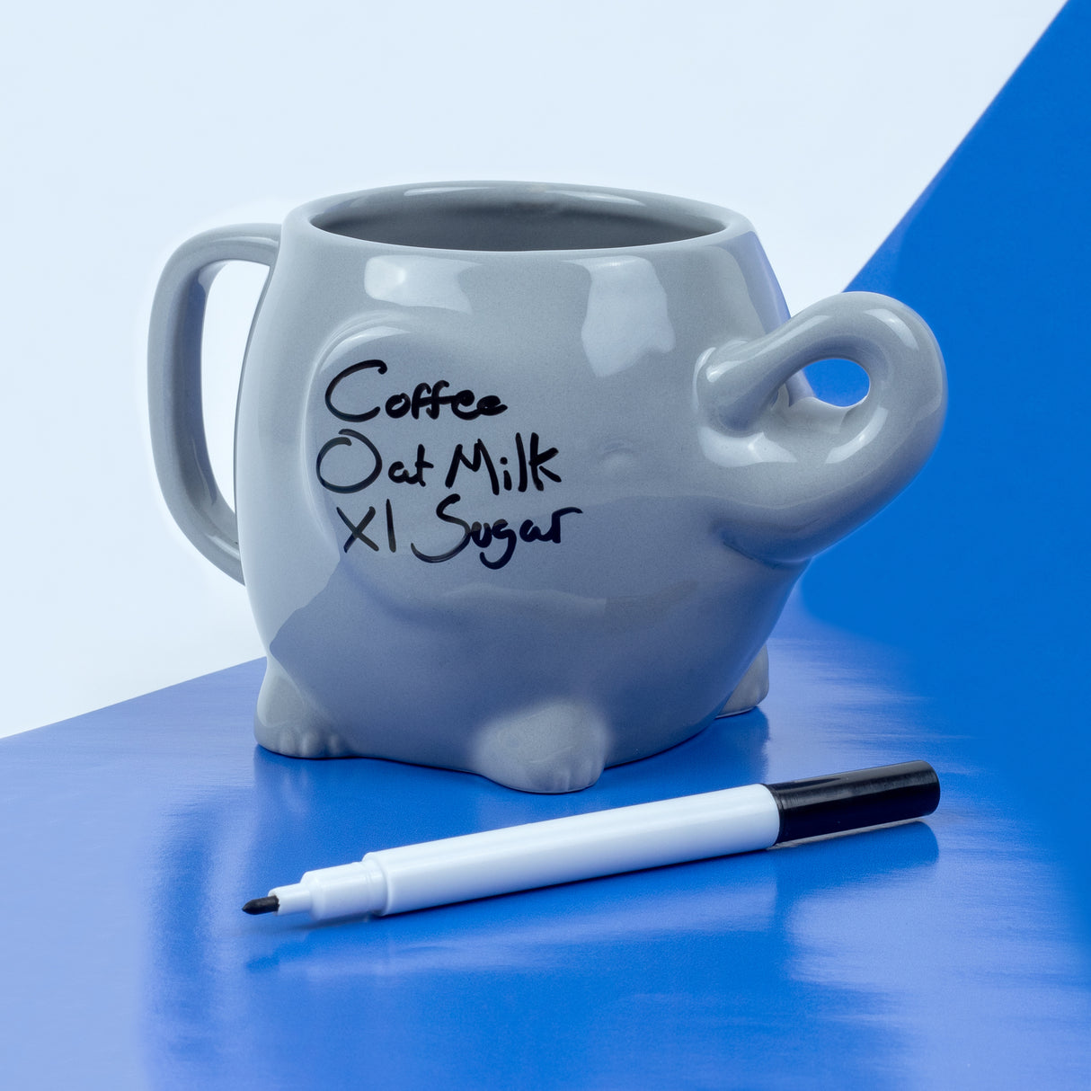 Elefant Memo Kaffeebecher mit Stift