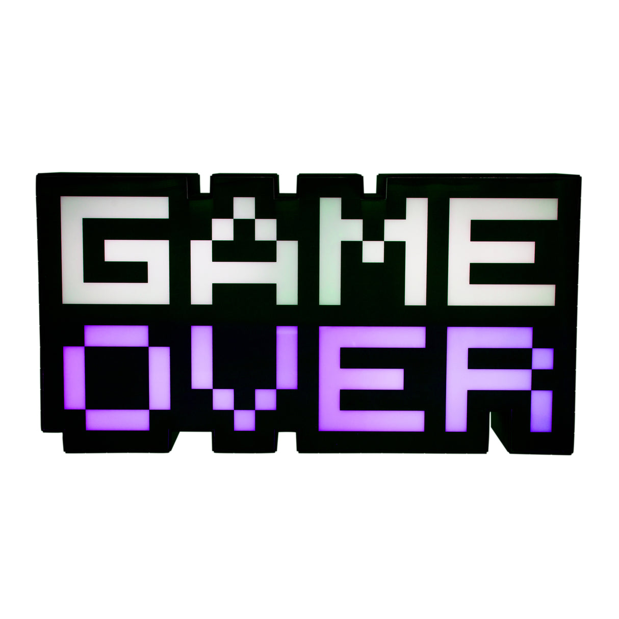 Game Over Retro Dekolampe mit Farbwechsel
