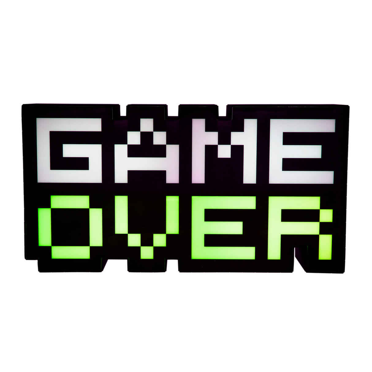 Game Over Retro Dekolampe mit Farbwechsel