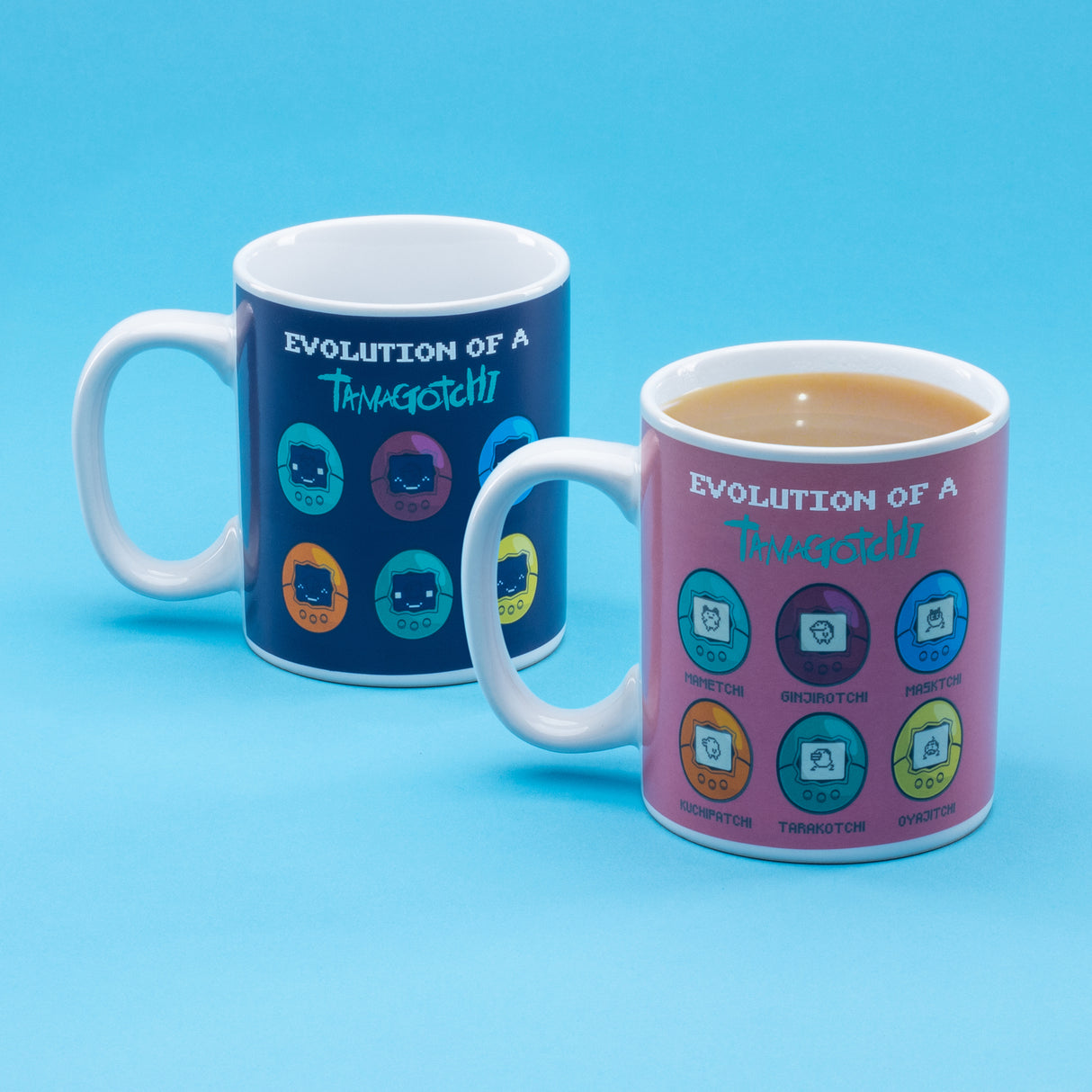Tamagotchi Legende Kaffeebecher mit Wärmeeffekt