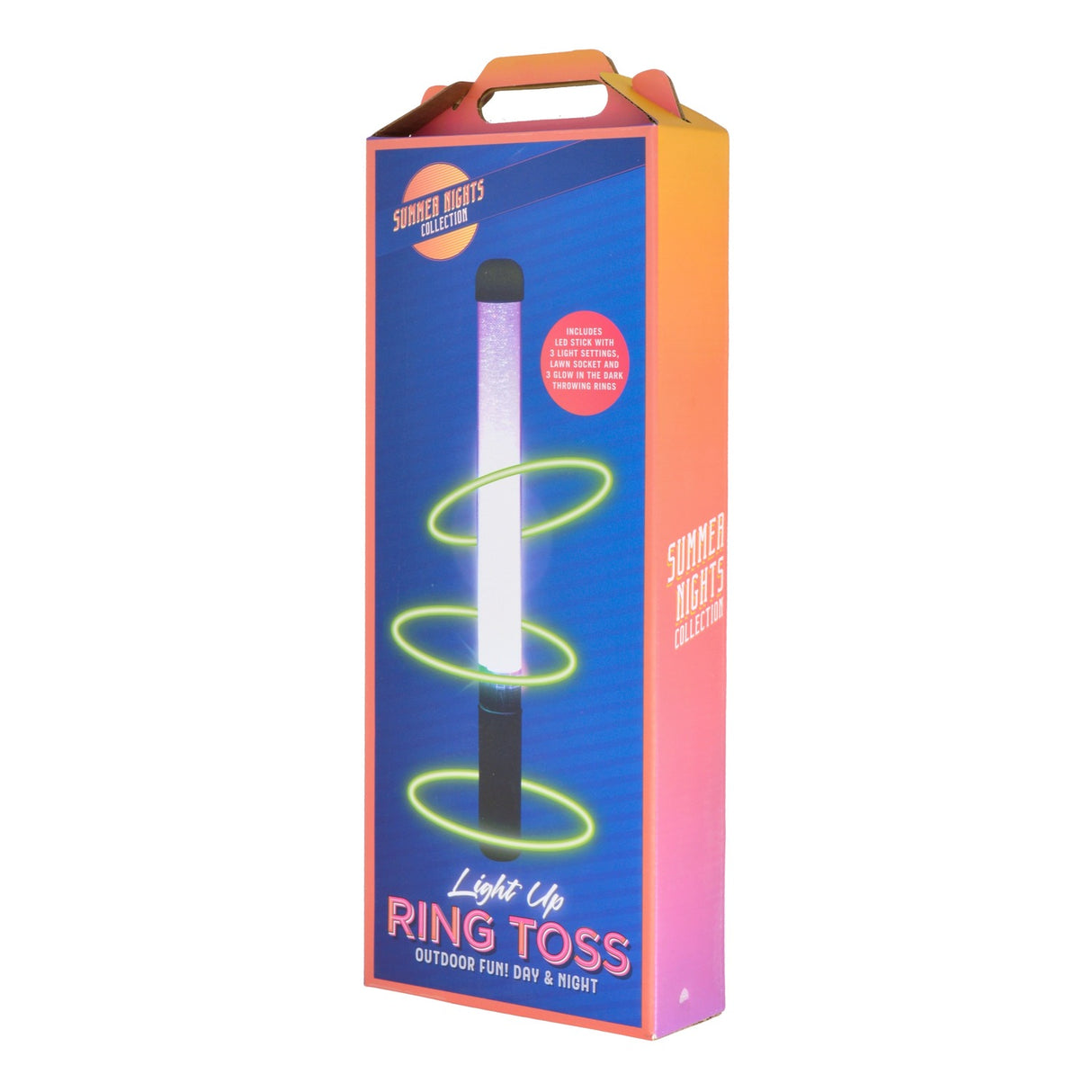 Ringwurf Gartenspiel mit LED-Beleuchtung