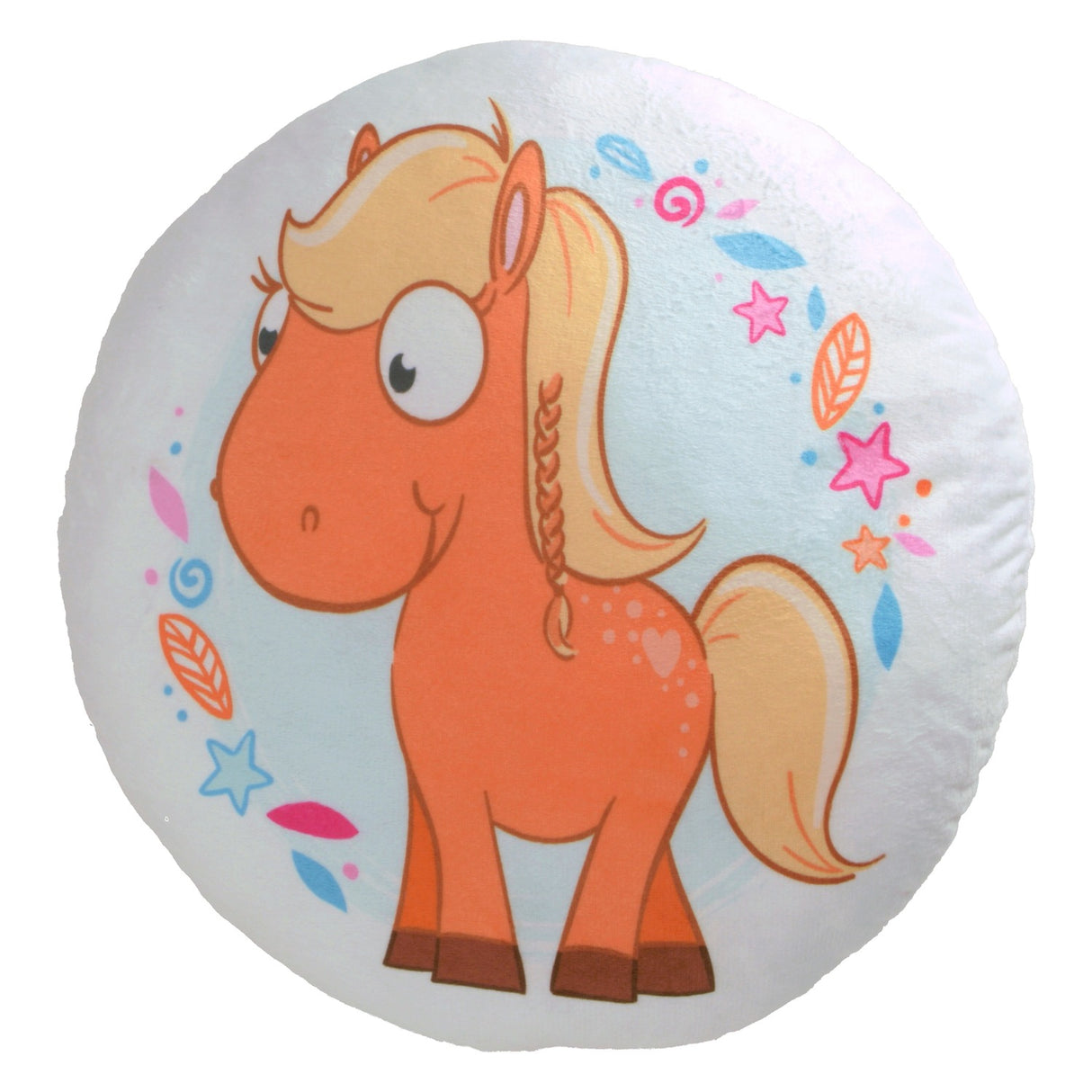 Pony Kissen in orange
