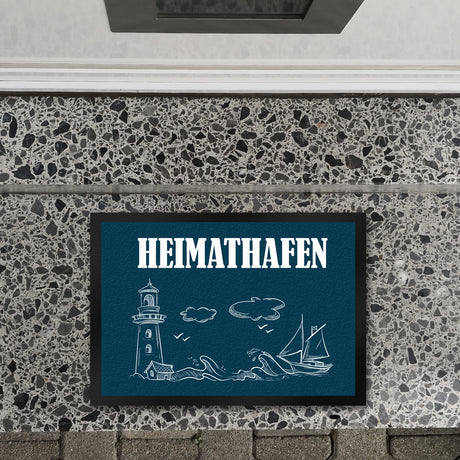 Heimathafen Leuchtturm Fußmatte