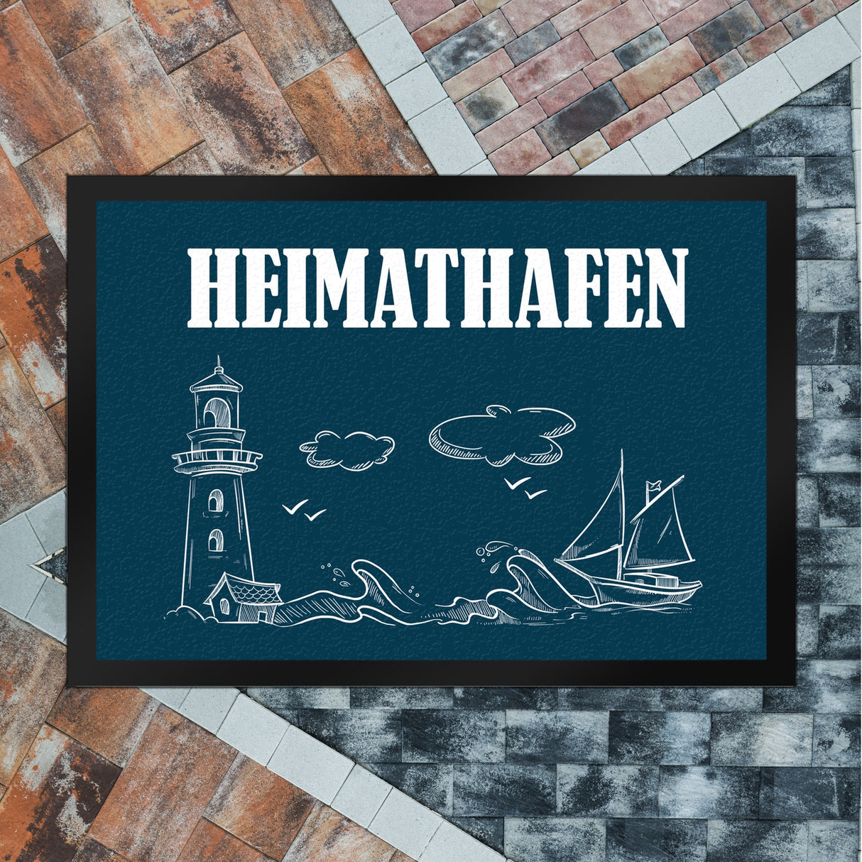 Heimathafen Leuchtturm Fußmatte