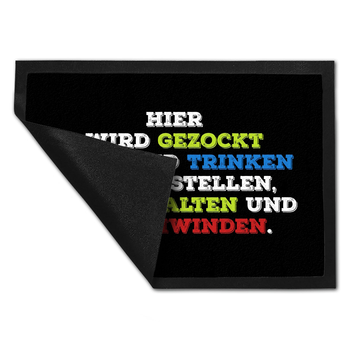 Hier wird gezockt… Fußmatte