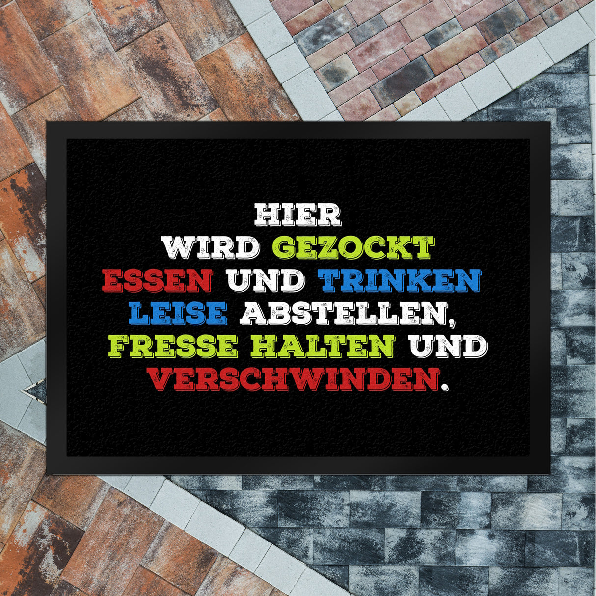 Hier wird gezockt… Fußmatte