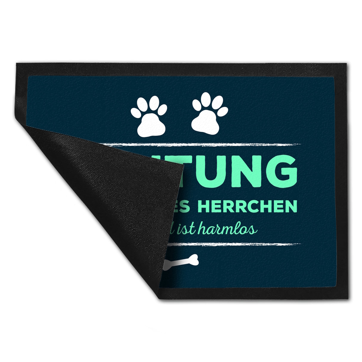 Achtung aggressives Herrchen Fußmatte
