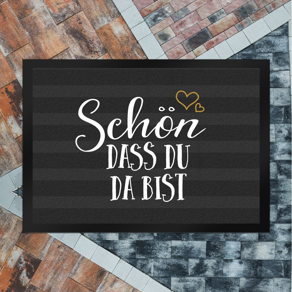 Schön dass du da bist Fußmatte