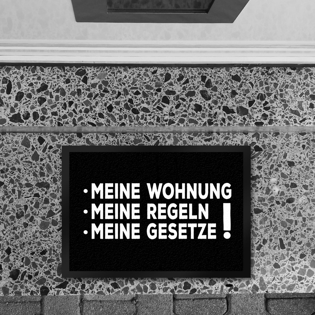 Meine Wohnung, meine Regeln, meine Gesetze Fußmatte
