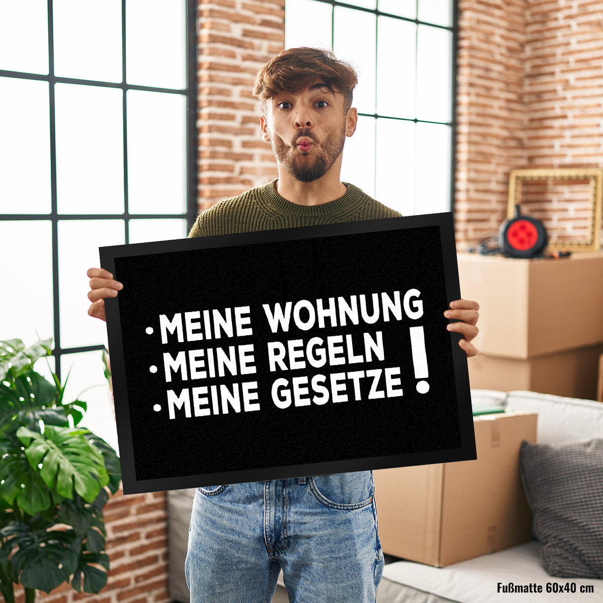 Meine Wohnung, meine Regeln, meine Gesetze Fußmatte