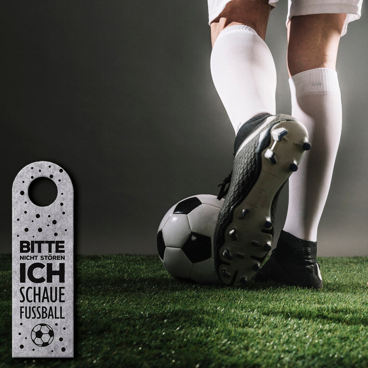 Bitte nicht stören, ich schaue Fußball - Komm rein Türhänger