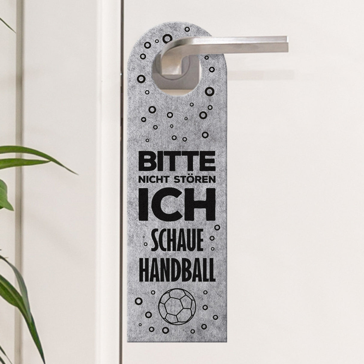 Bitte nicht stören, ich schaue Handball - Komm rein Türhänger