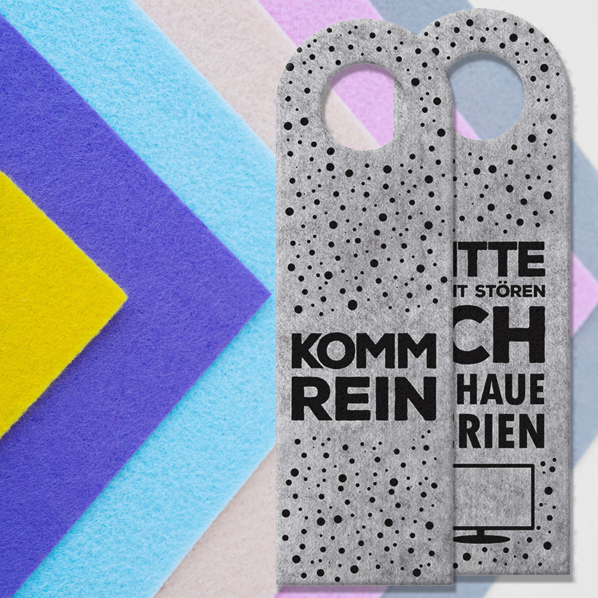 Bitte nicht stören, ich schaue Serien oder Komm rein Türhänger