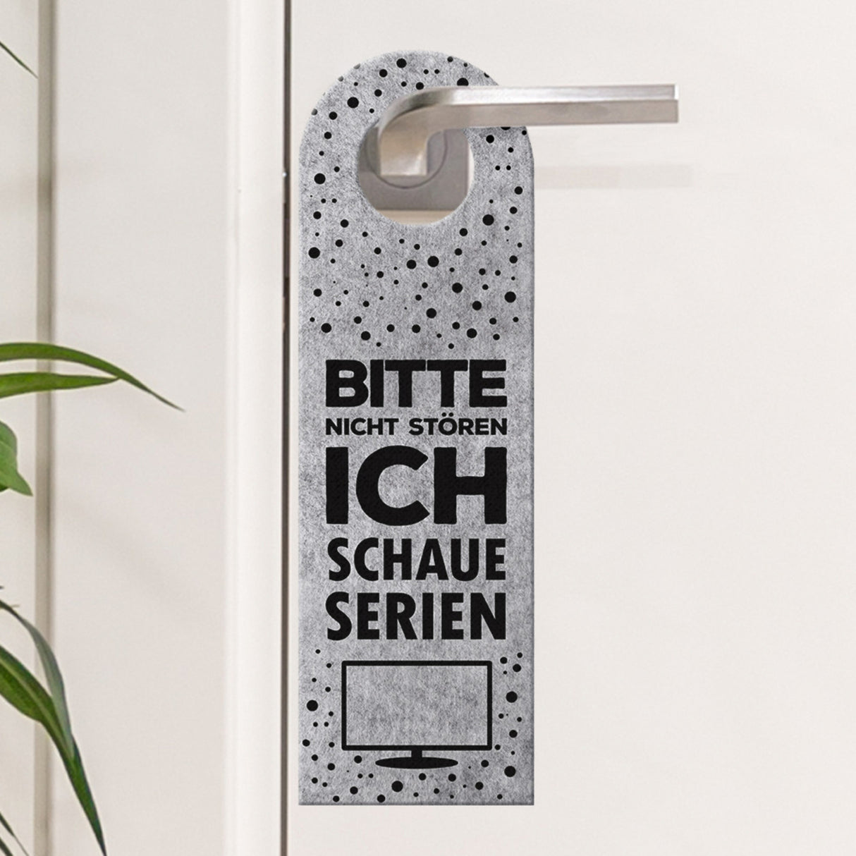 Bitte nicht stören, ich schaue Serien oder Komm rein Türhänger