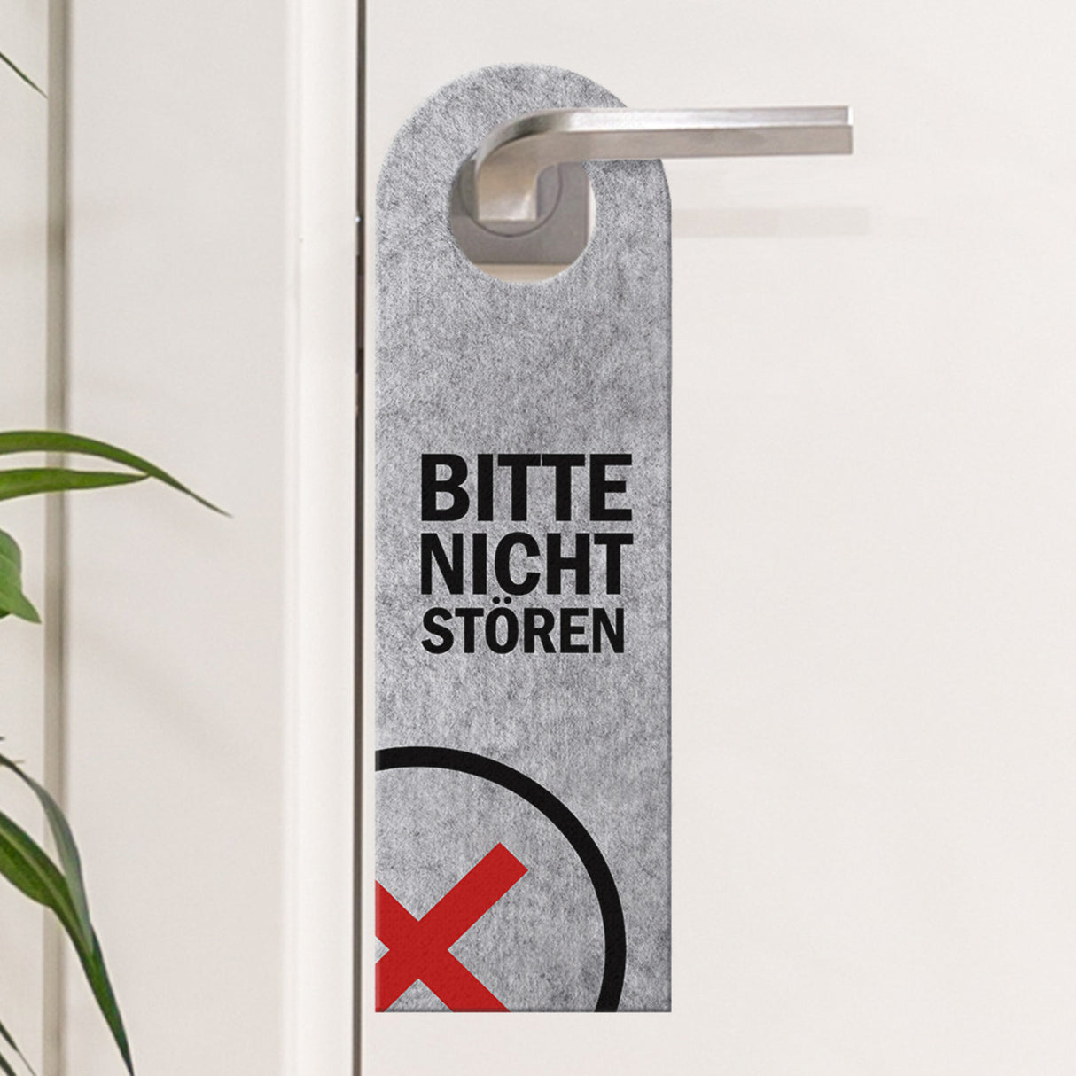 Bitte nicht stören oder Zimmer reinigen Türhänger mit Symbolen