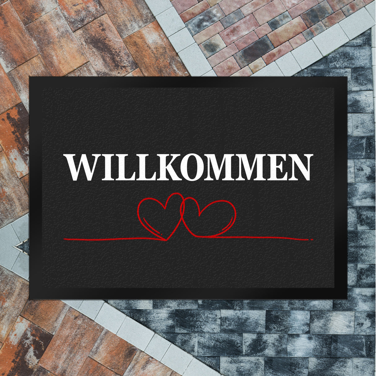 Willkommen Fußmatte