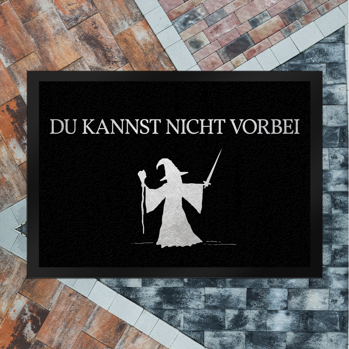 Du kannst nicht vorbei Fußmatte