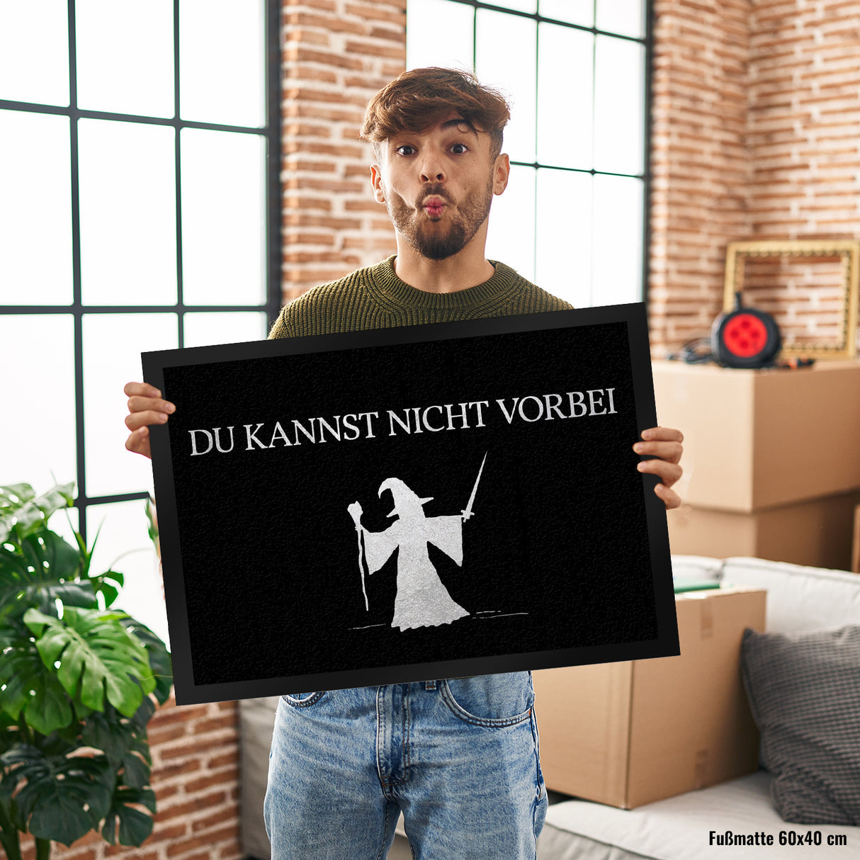 Du kannst nicht vorbei Fußmatte
