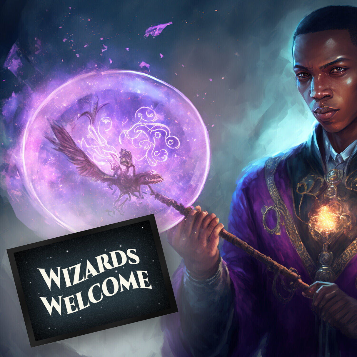 Wizards welcome Fußmatte
