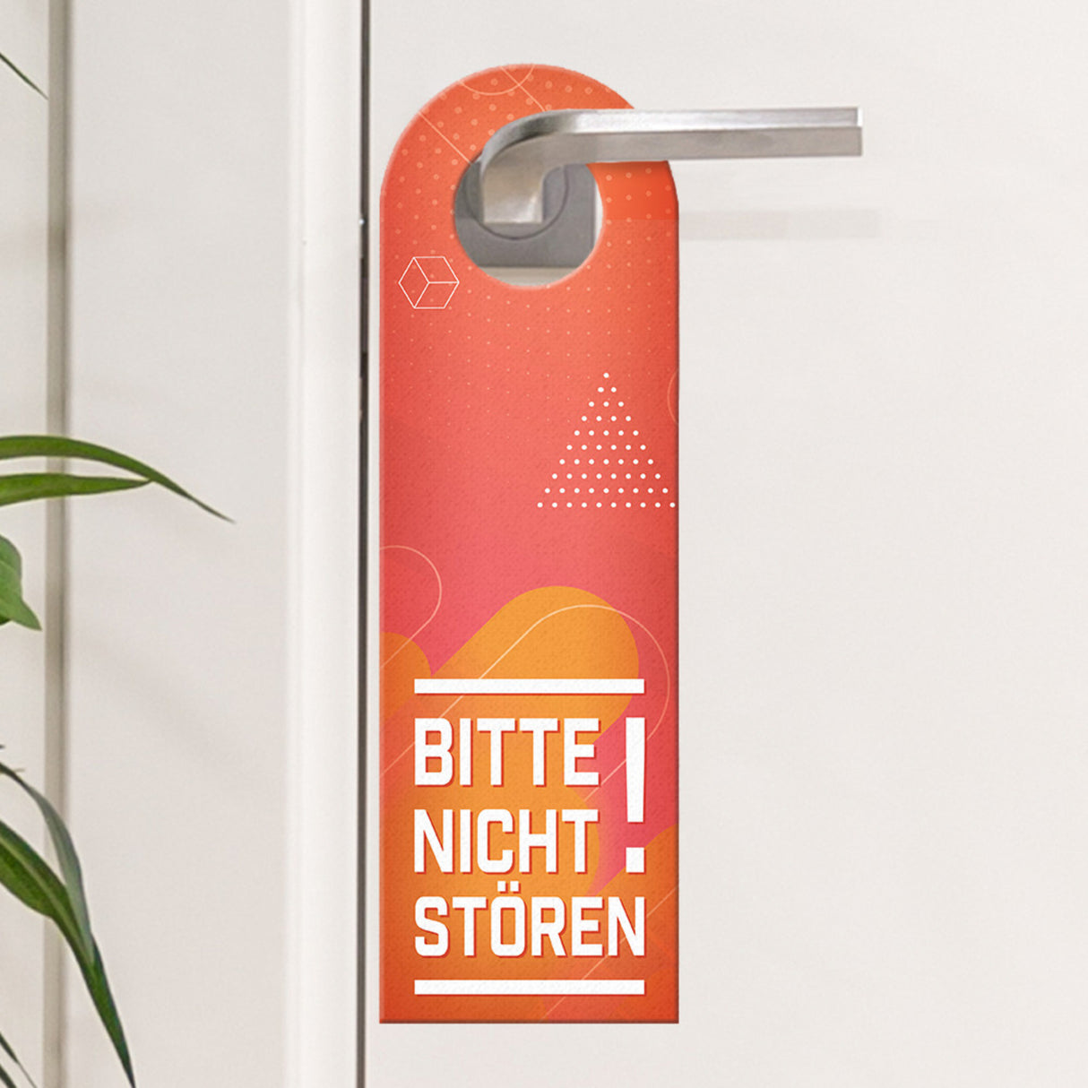 Bitte nicht stören! Türhänger mit Muster Technical Art
