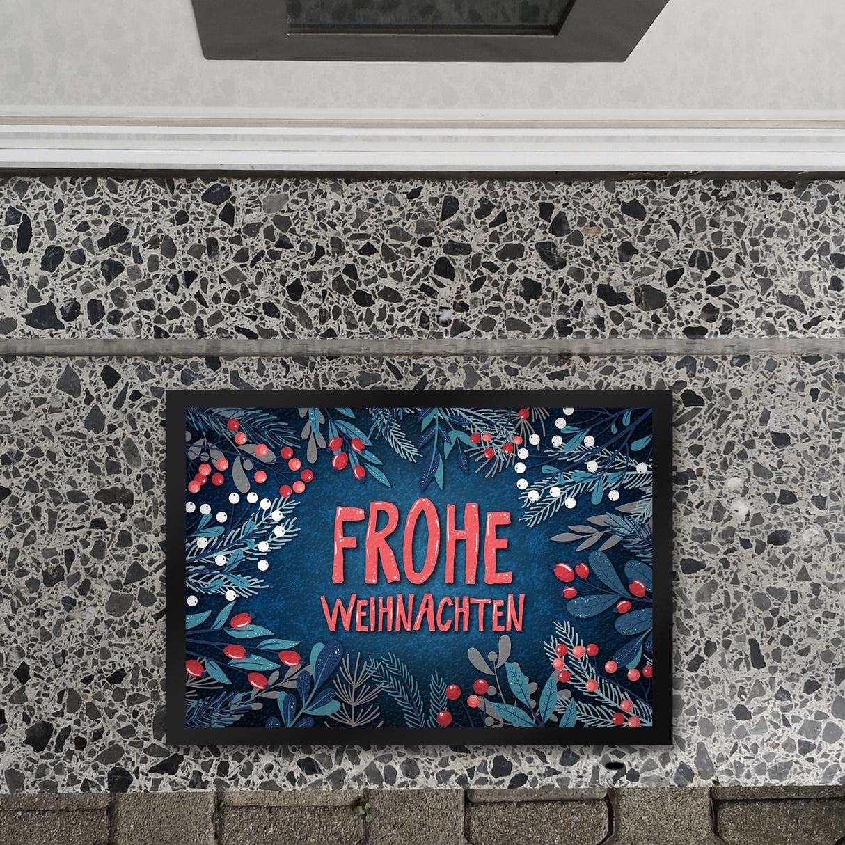Frohe Weihnachten Fußmatte