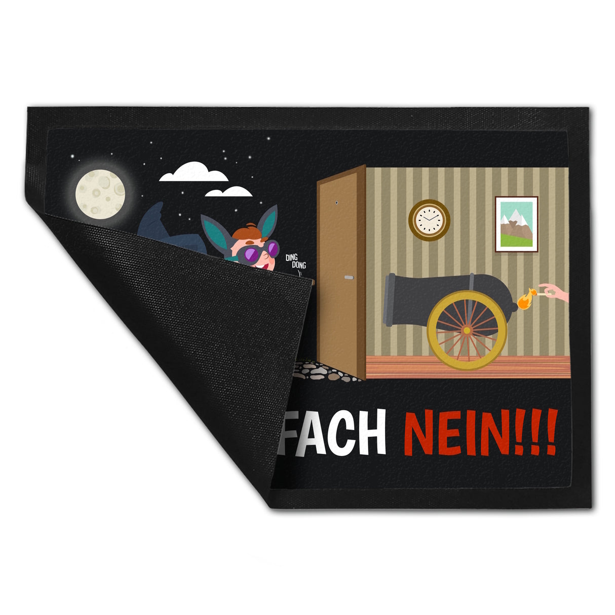 Halloween-Fußmatte mit Verbot: Nein! Einfach Nein!