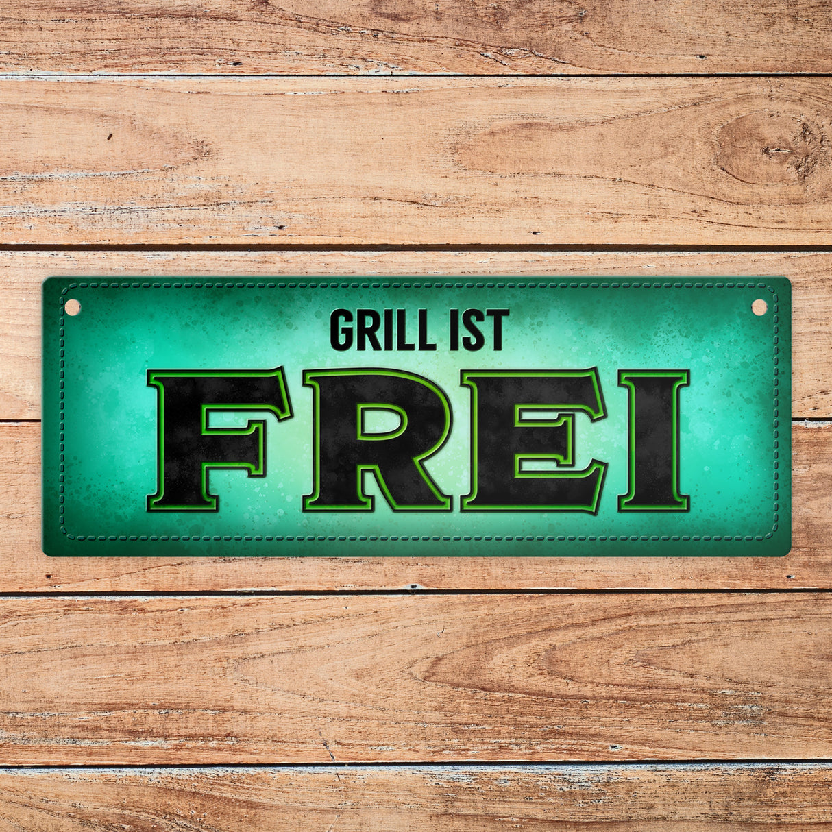 Grill ist frei oder besetzt Wendeschild mit Kordel