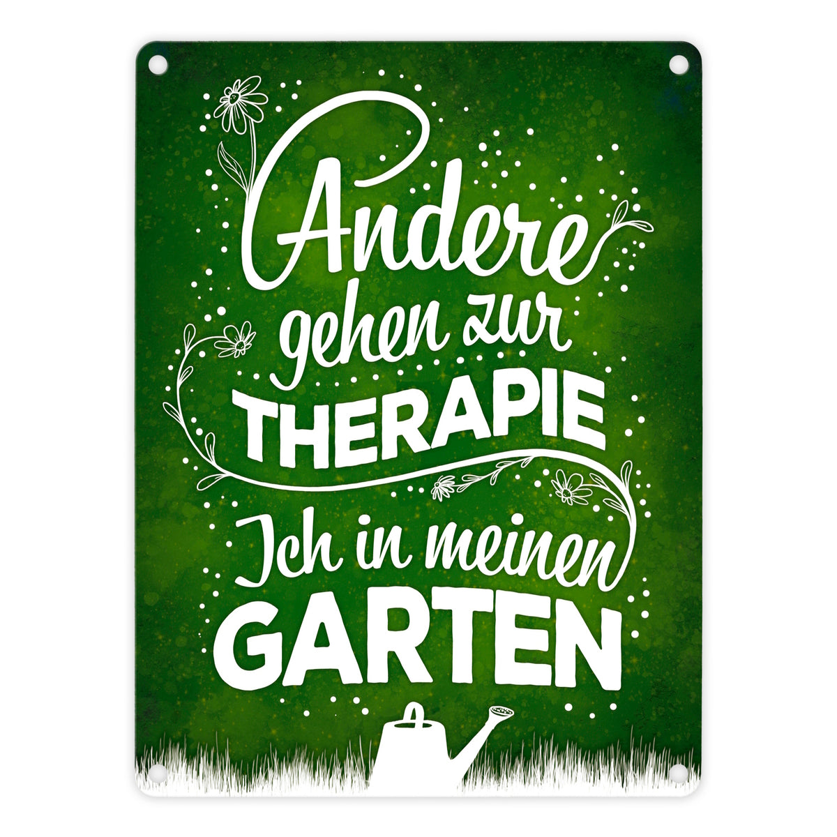 Andere Gehen Zur Therapie Ich Muss Nur Stricken Metallschild Andere gehen zur Therapie ich in meinen Garten - Jetzt