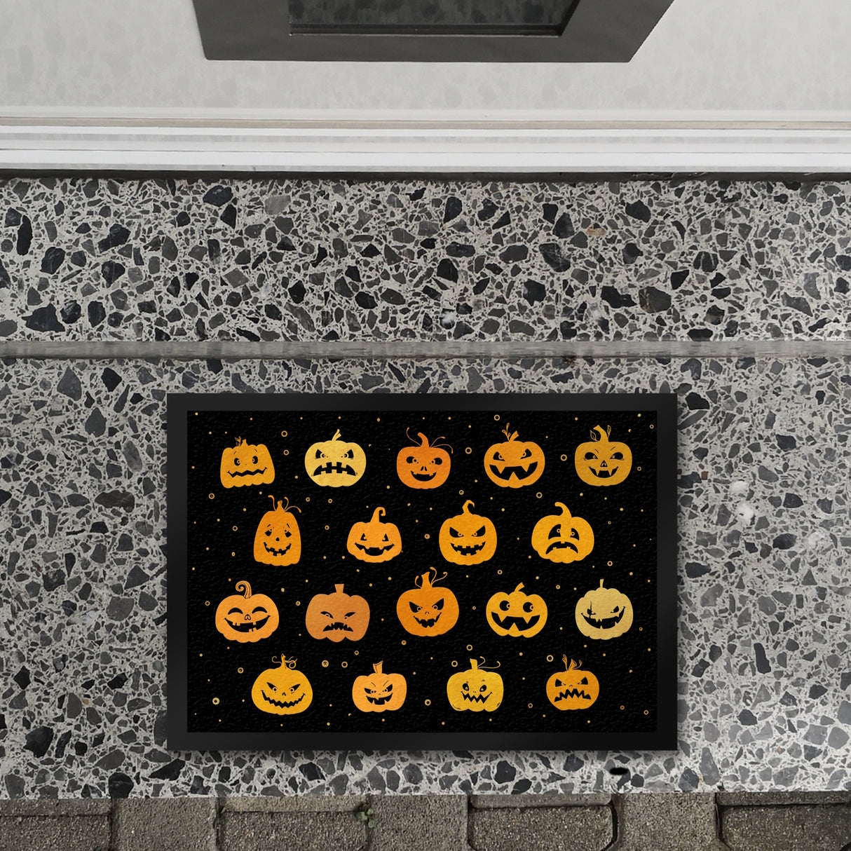 Kürbis Fußmatte Halloween Nacht Angst Schreck Hexe Zombie Blut Kinder