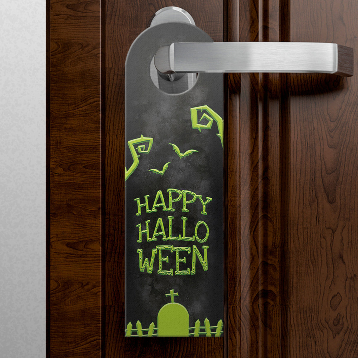 Klopf wenn du dich traust oder happy halloween Türhänger