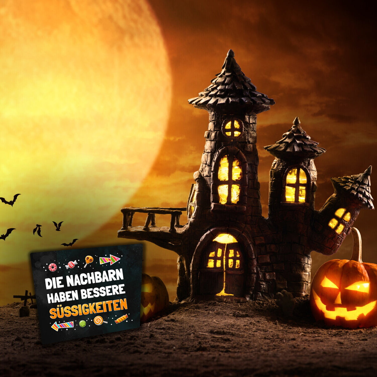 Halloween Kühlschrankmagnete im 8er Set