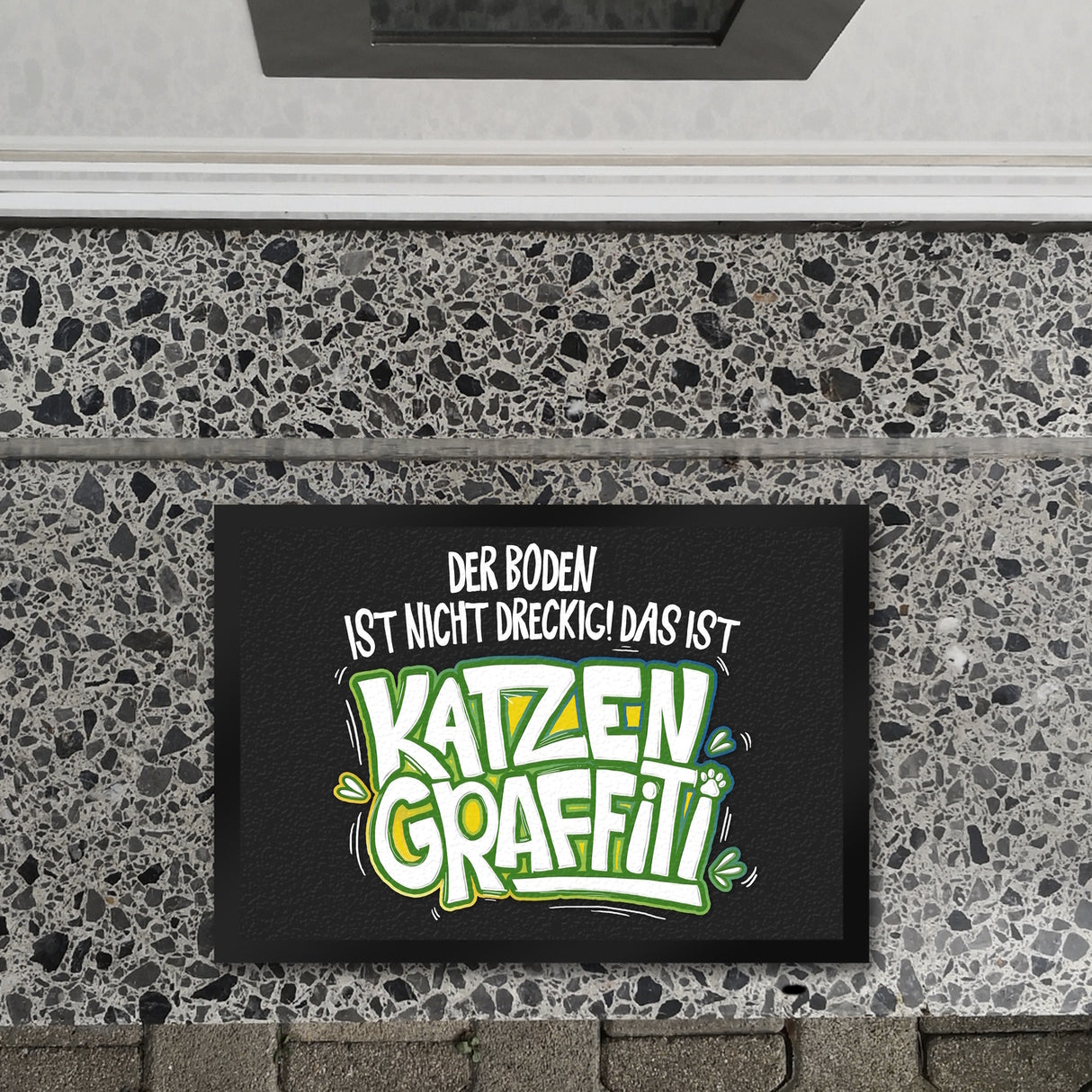 Katzengraffiti Fußmatte
