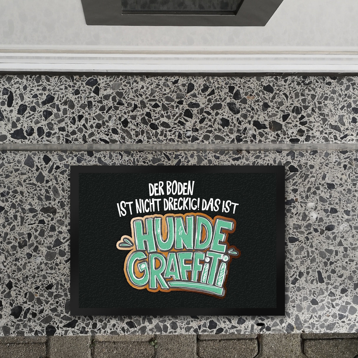 Hundegraffiti Fußmatte