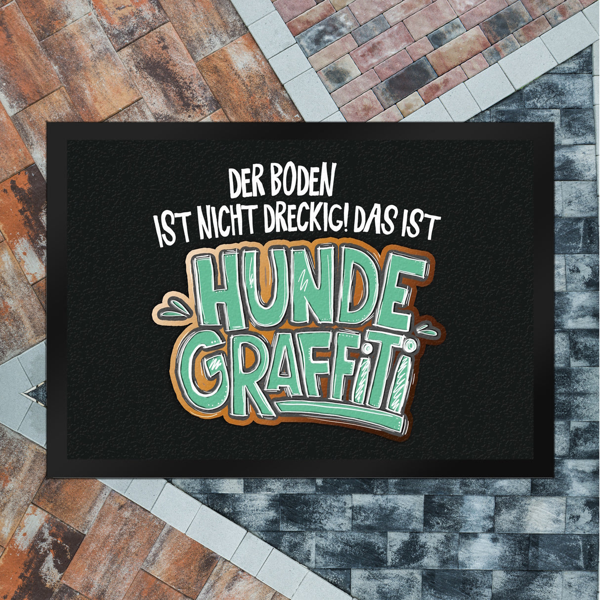 Hundegraffiti Fußmatte