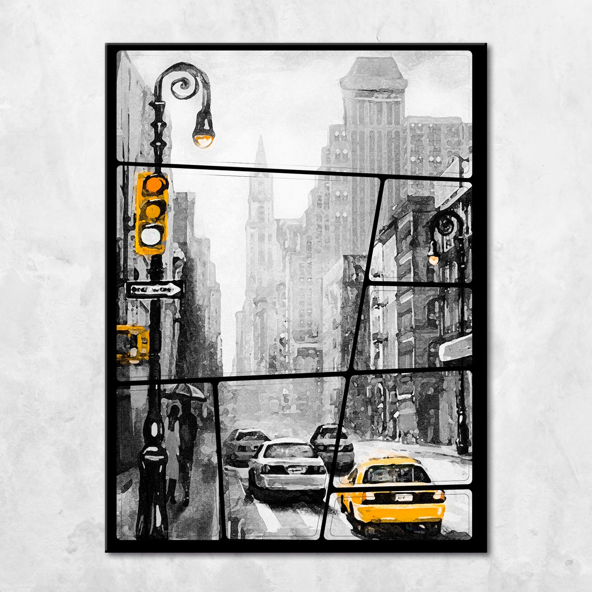 New York City Taxi Kühlschrankmagnete im 8er Set