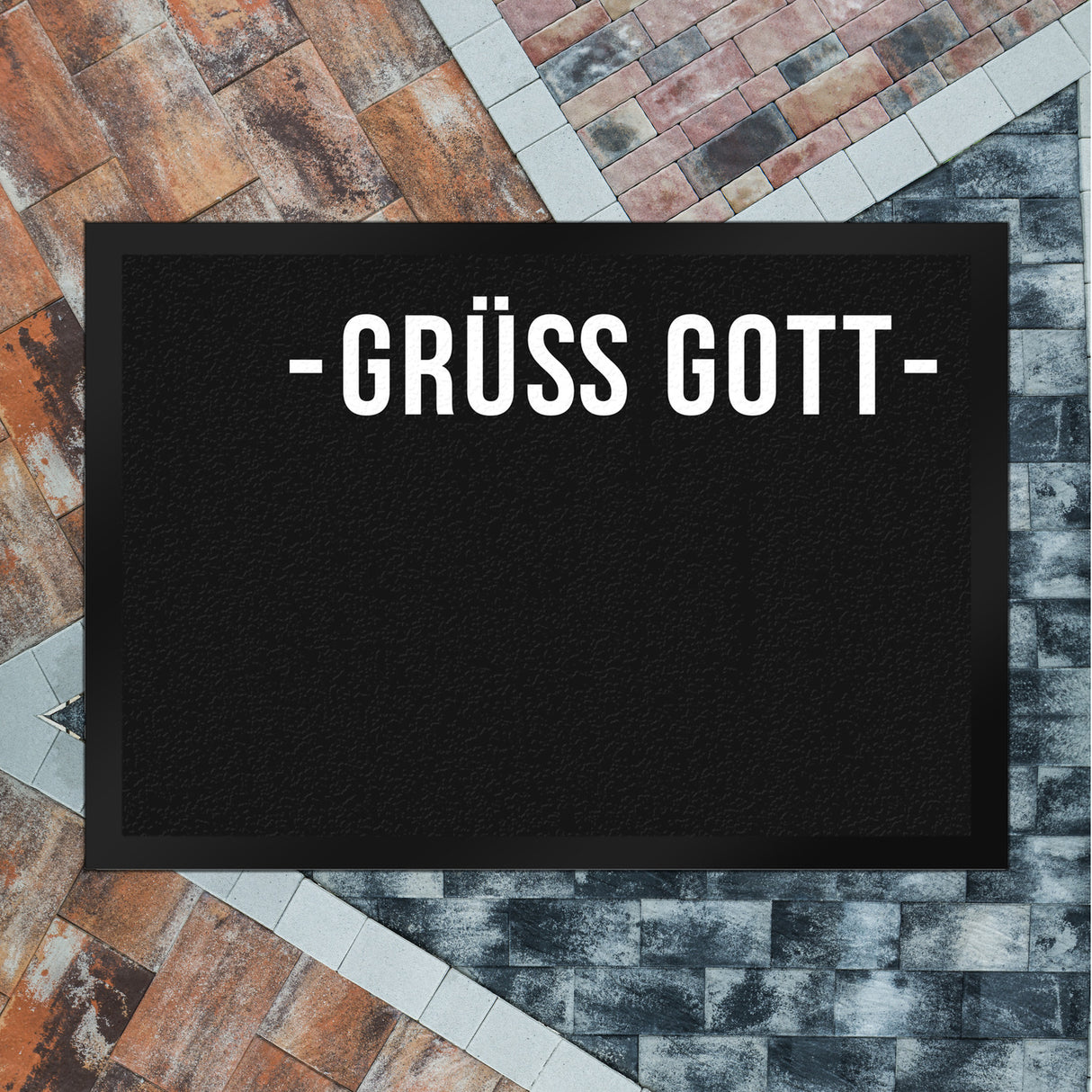 Grüß Gott Dialektgrüße Fußmatte