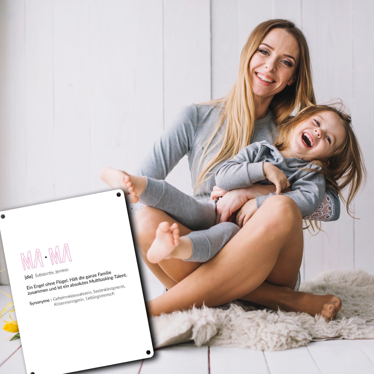 Definition Mama Metallschild