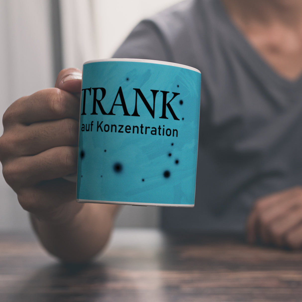 Kaffeebecher mit Heiltrank Motiv für alle Nerds und Geeks