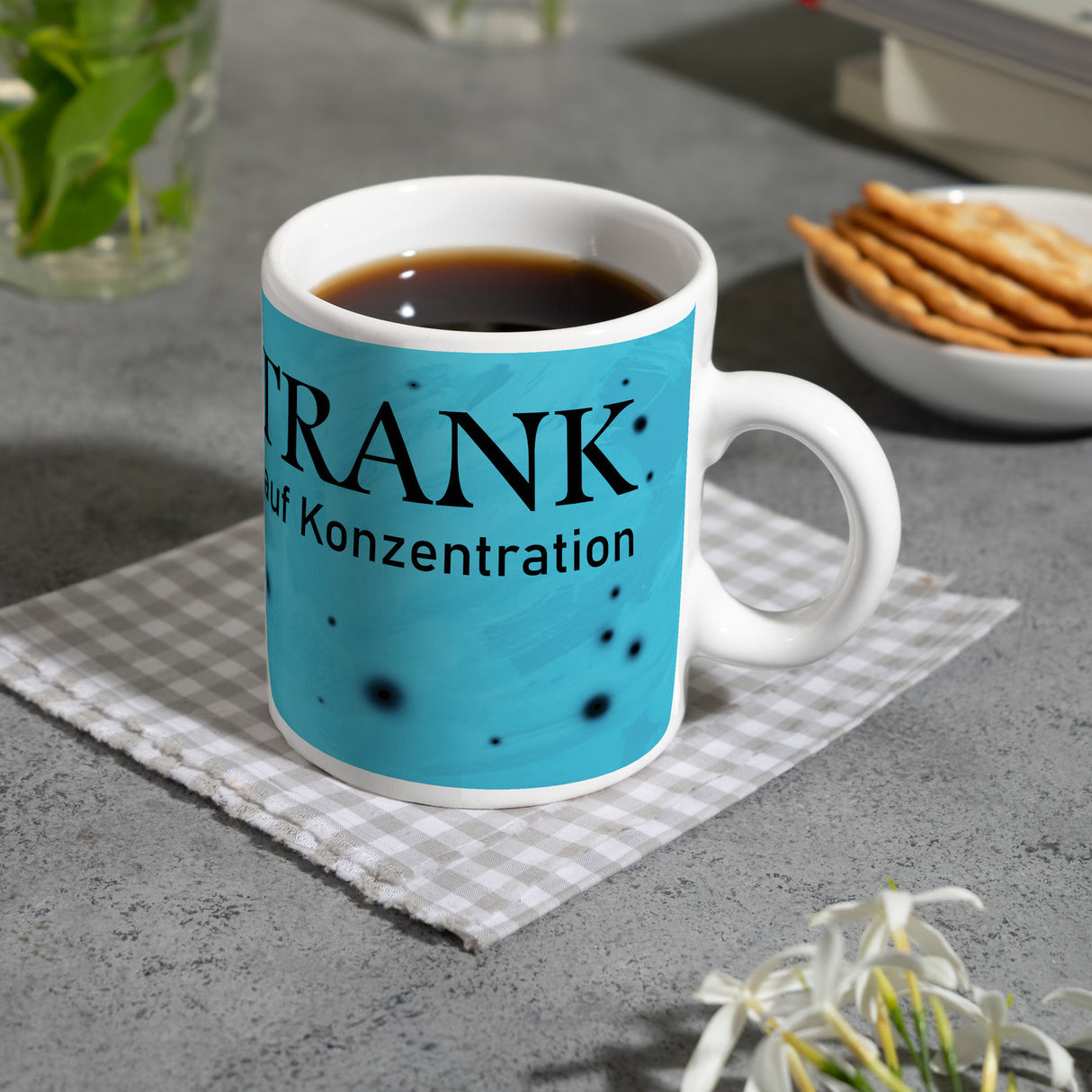 Kaffeebecher mit Heiltrank Motiv für alle Nerds und Geeks