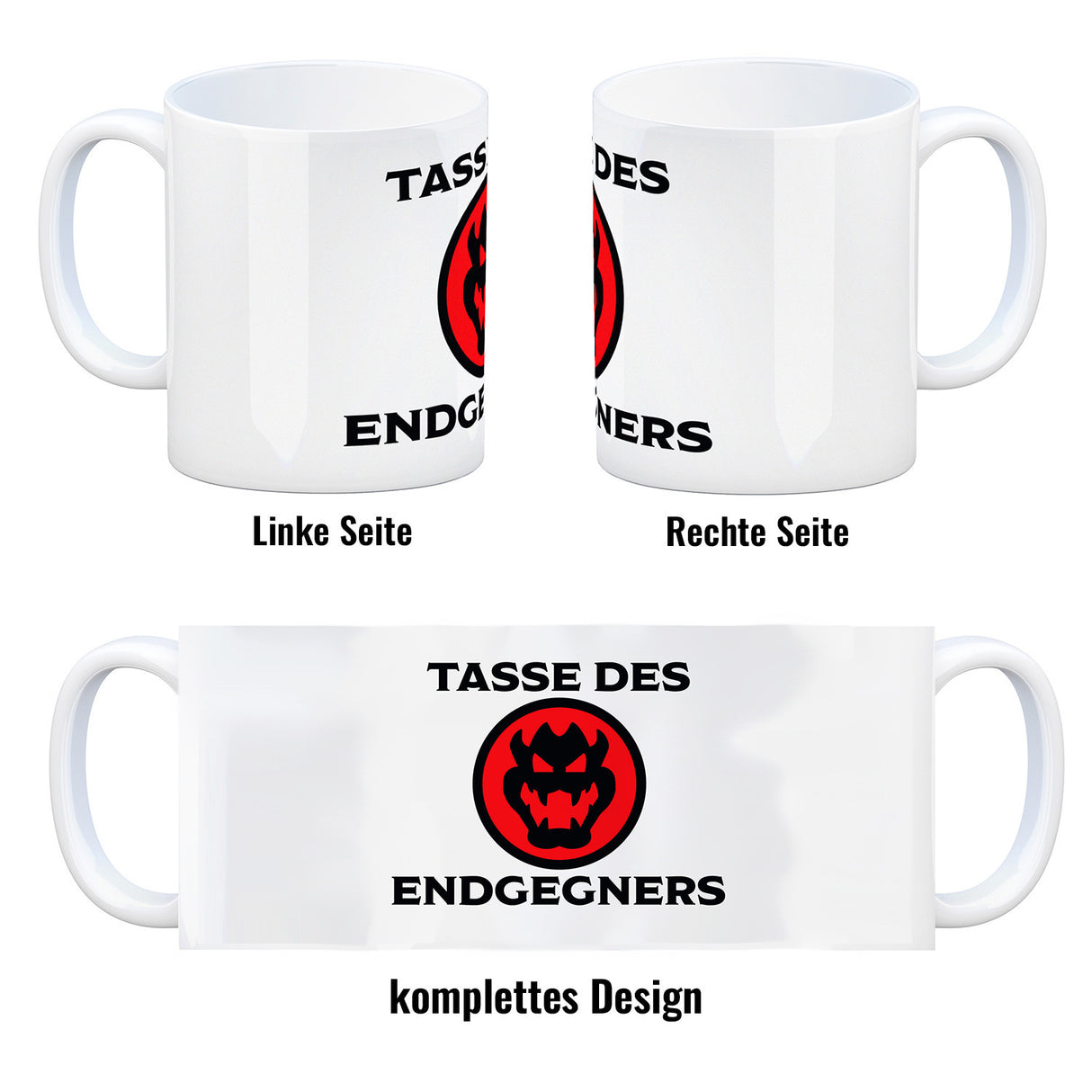 Tasse des Endgegners Kaffeebecher
