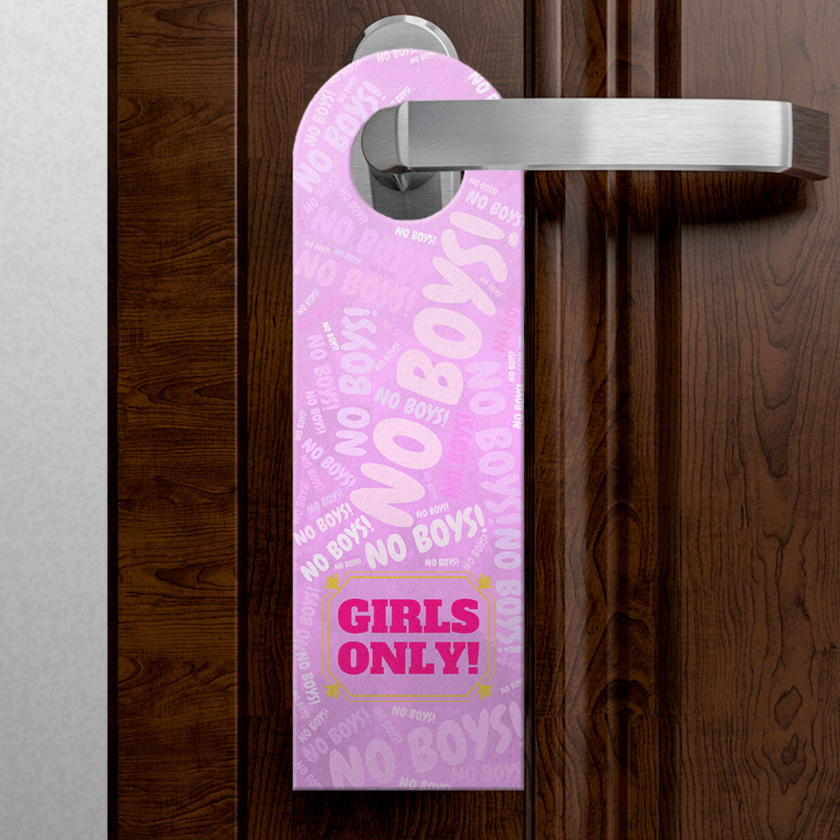 Zutritt nur für Mädels! - Girls Only! Türhänger