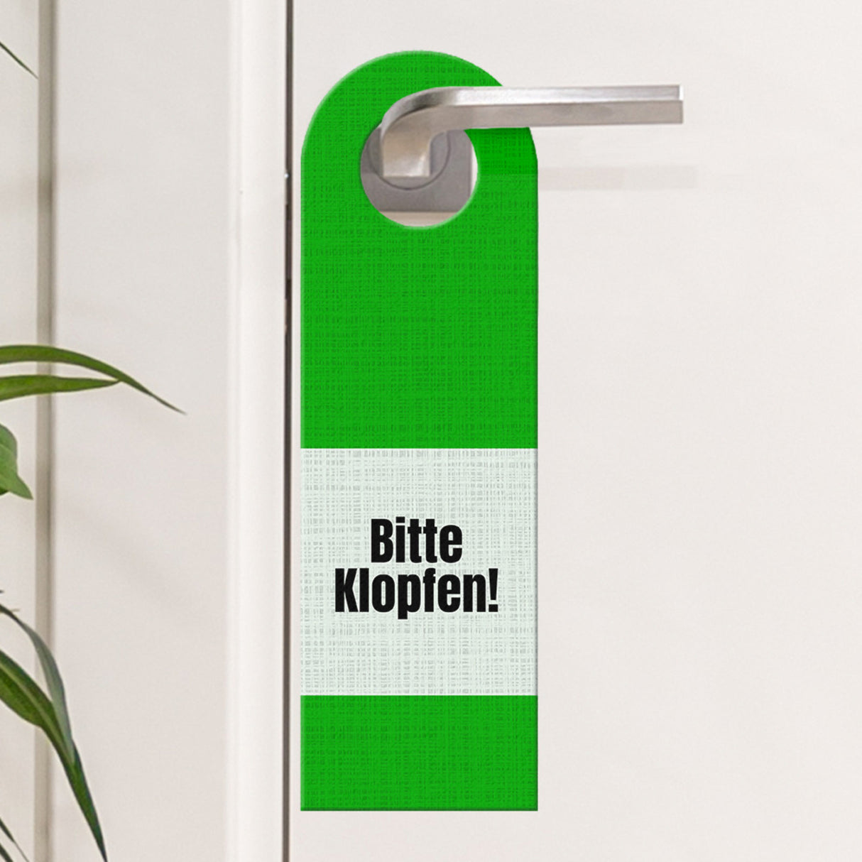 Bitte klopfen - Bitte nicht stören Türhänger und Rot